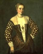 Paolo Veronese Portrait de femme oil painting artist